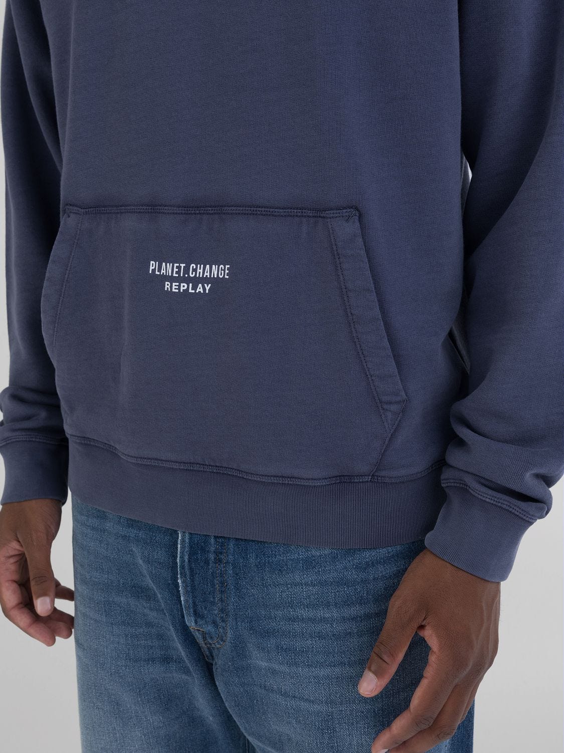 Replay blue jeans hoodie store