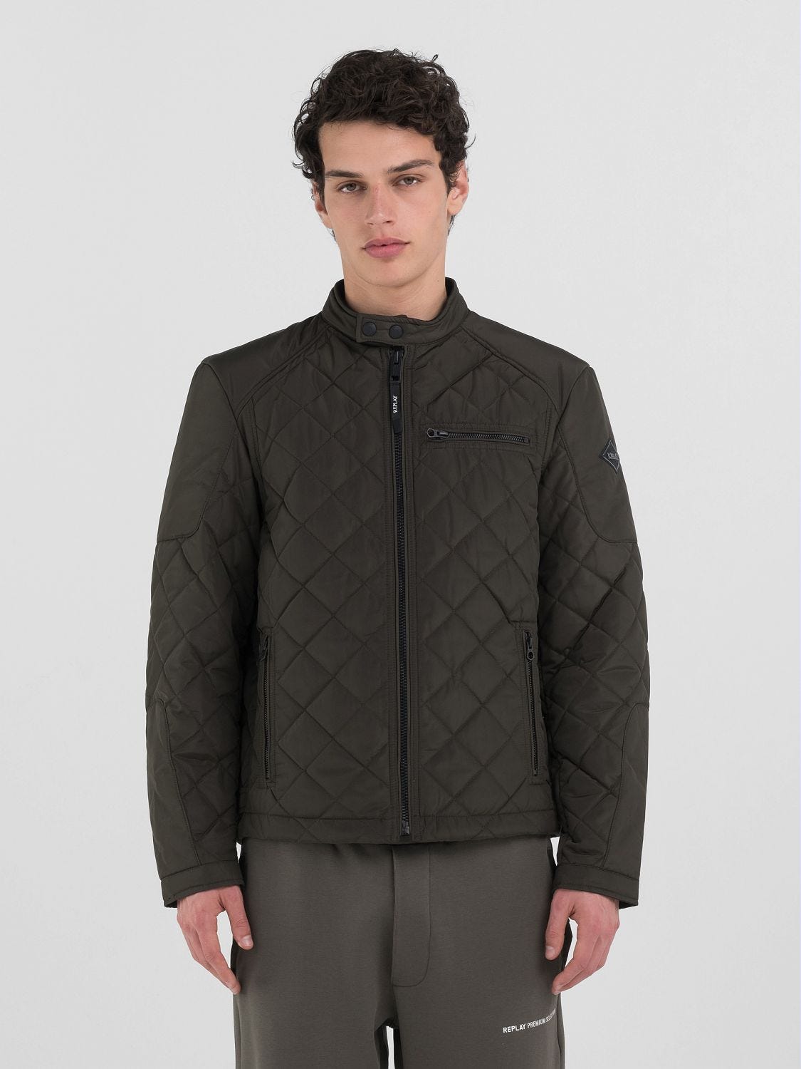 FULL-ZIP TECHNICAL FABRIC JACKET