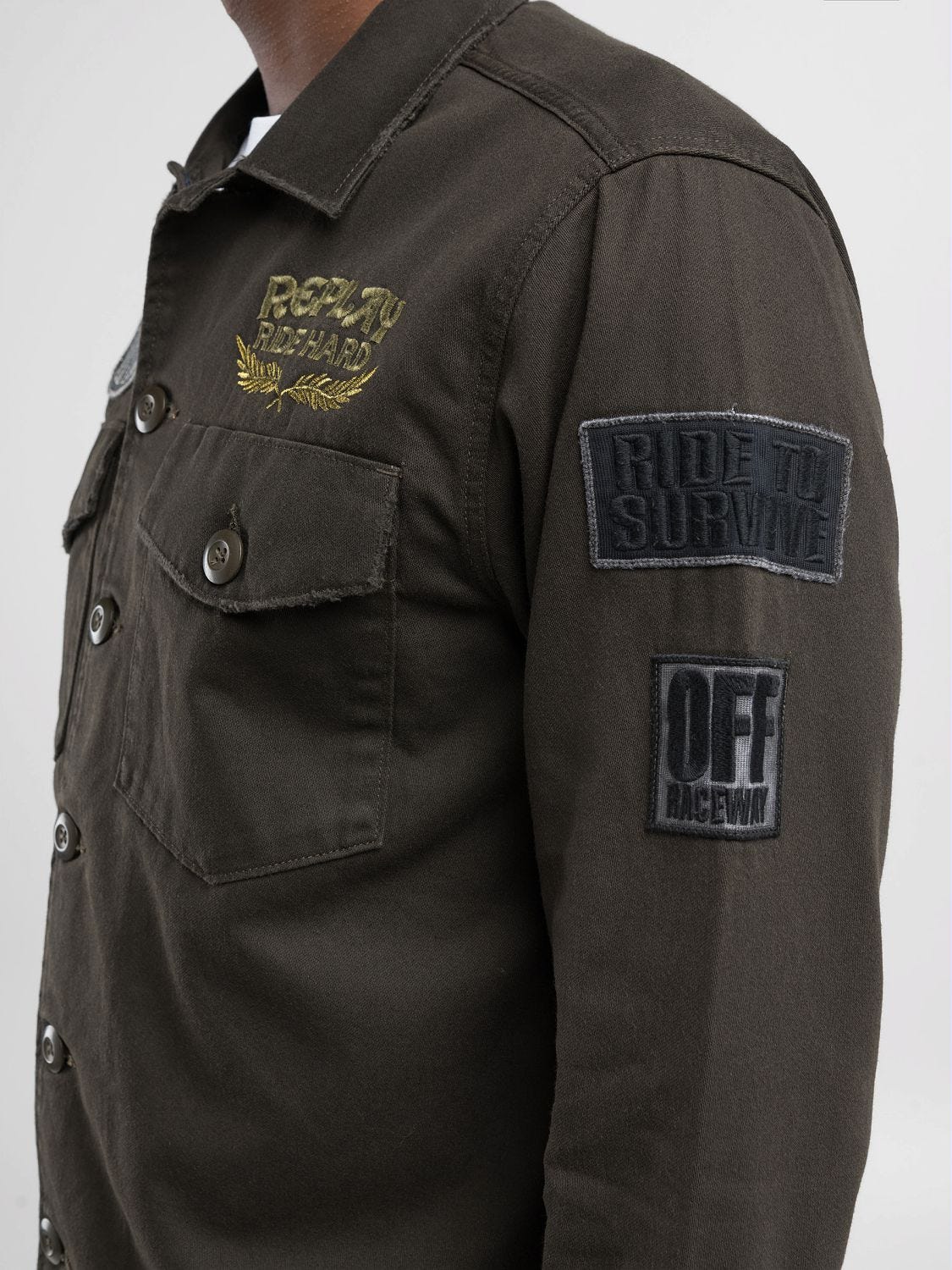 Replay military jacket online