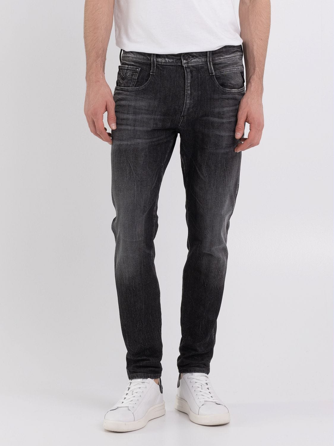 Grey deals black jeans