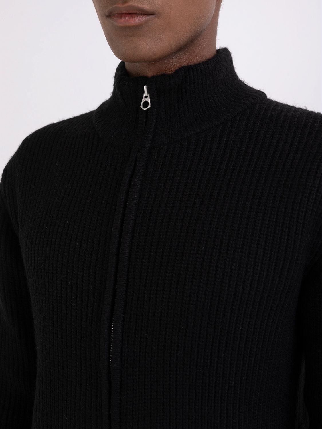 High neck 2024 zipper sweater