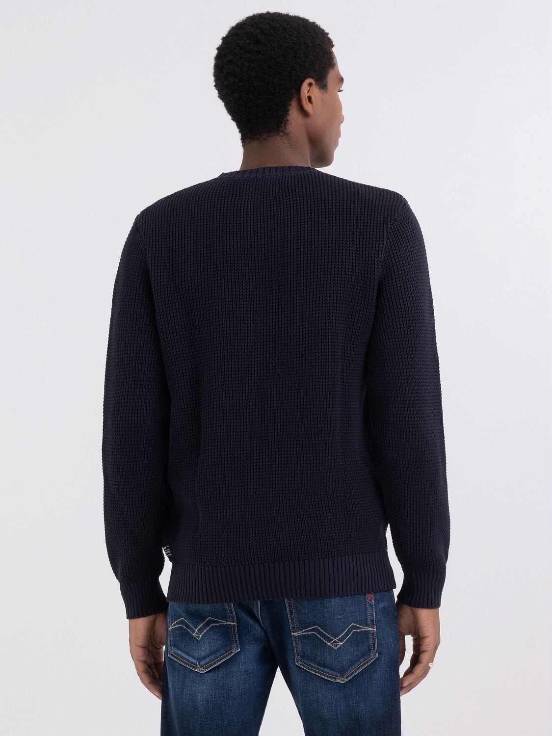 Replay waffle hotsell knit jumper