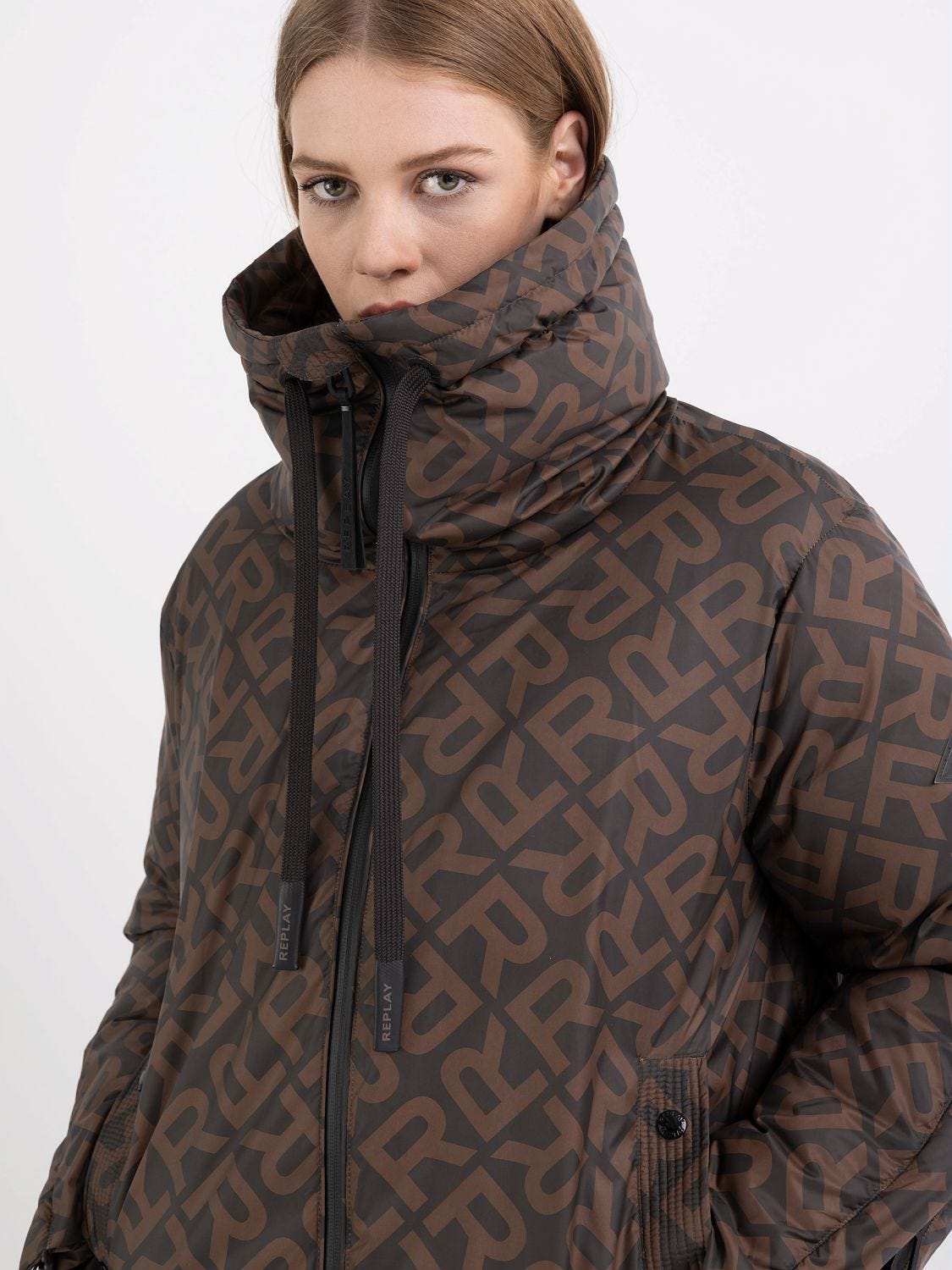 Replay leopard print jacket store