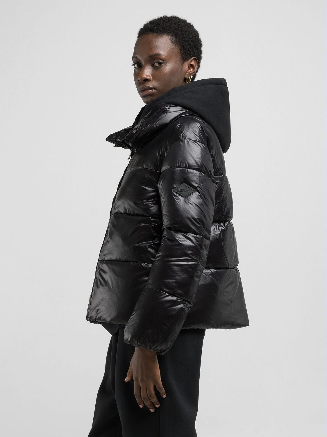 PADDED AND QUILTED FULL ZIP JACKET