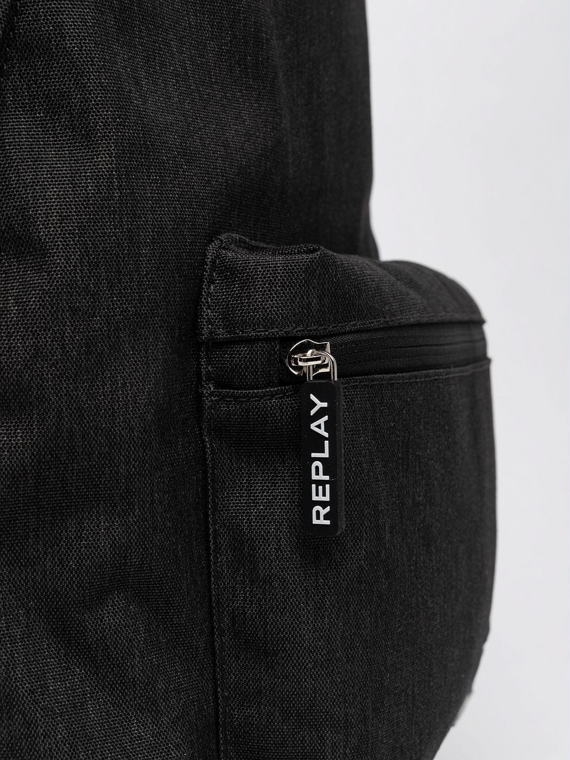 Backpack in melange oxford fabric