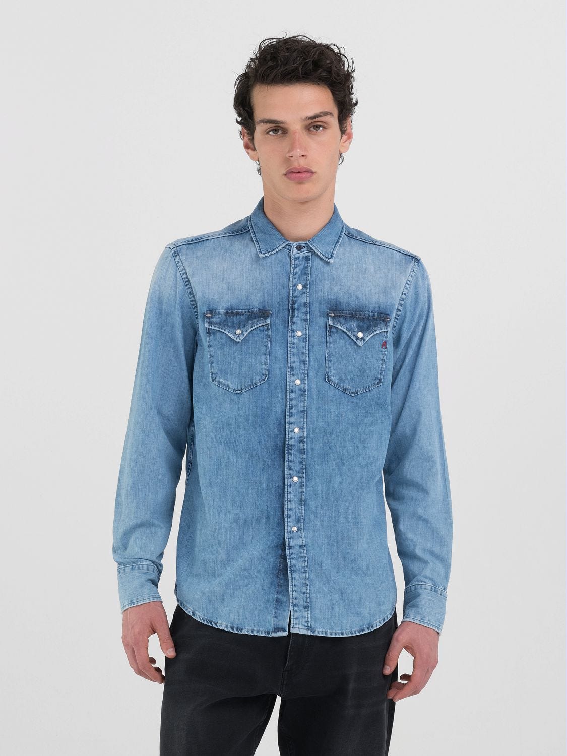 Denim shirt no sleeves online