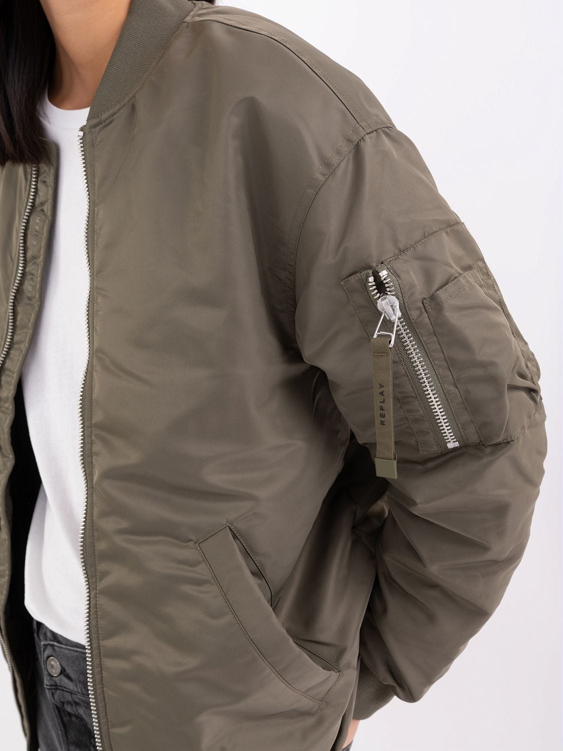 Replay bomber clearance jacket womens