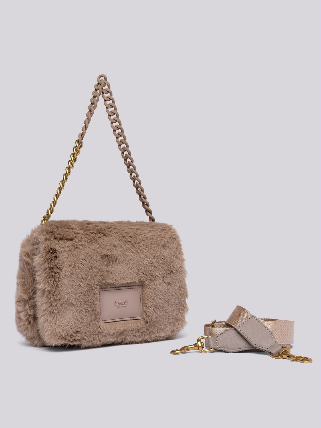 Faux fur mini bag discount