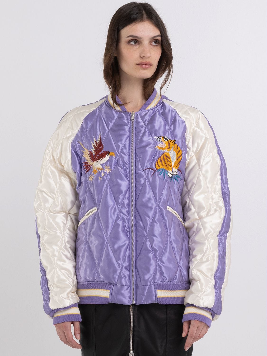 Replay bomber jacket womens top