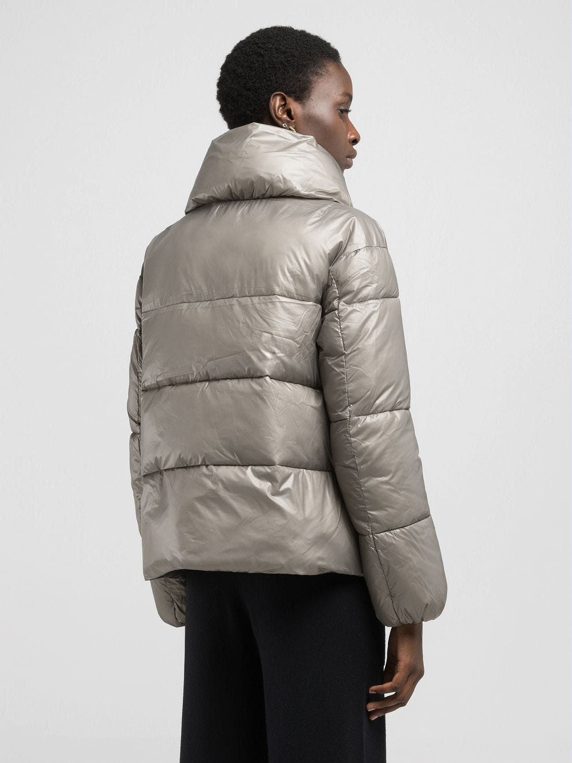 PADDED AND QUILTED FULL-ZIP JACKET