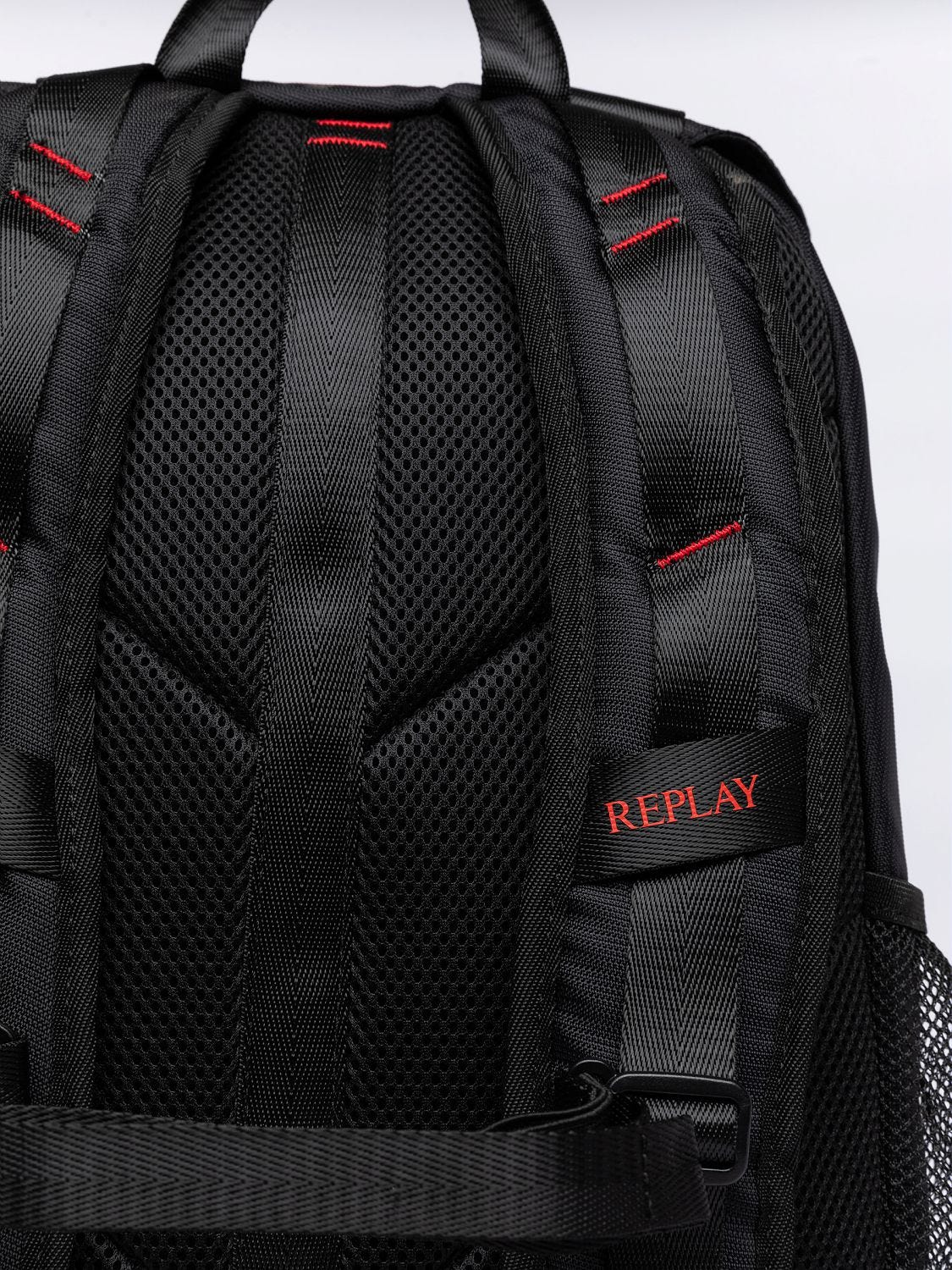 売れ筋ランキングも flap with backpack polyester Recycled Black Jeans Replay | バッグ