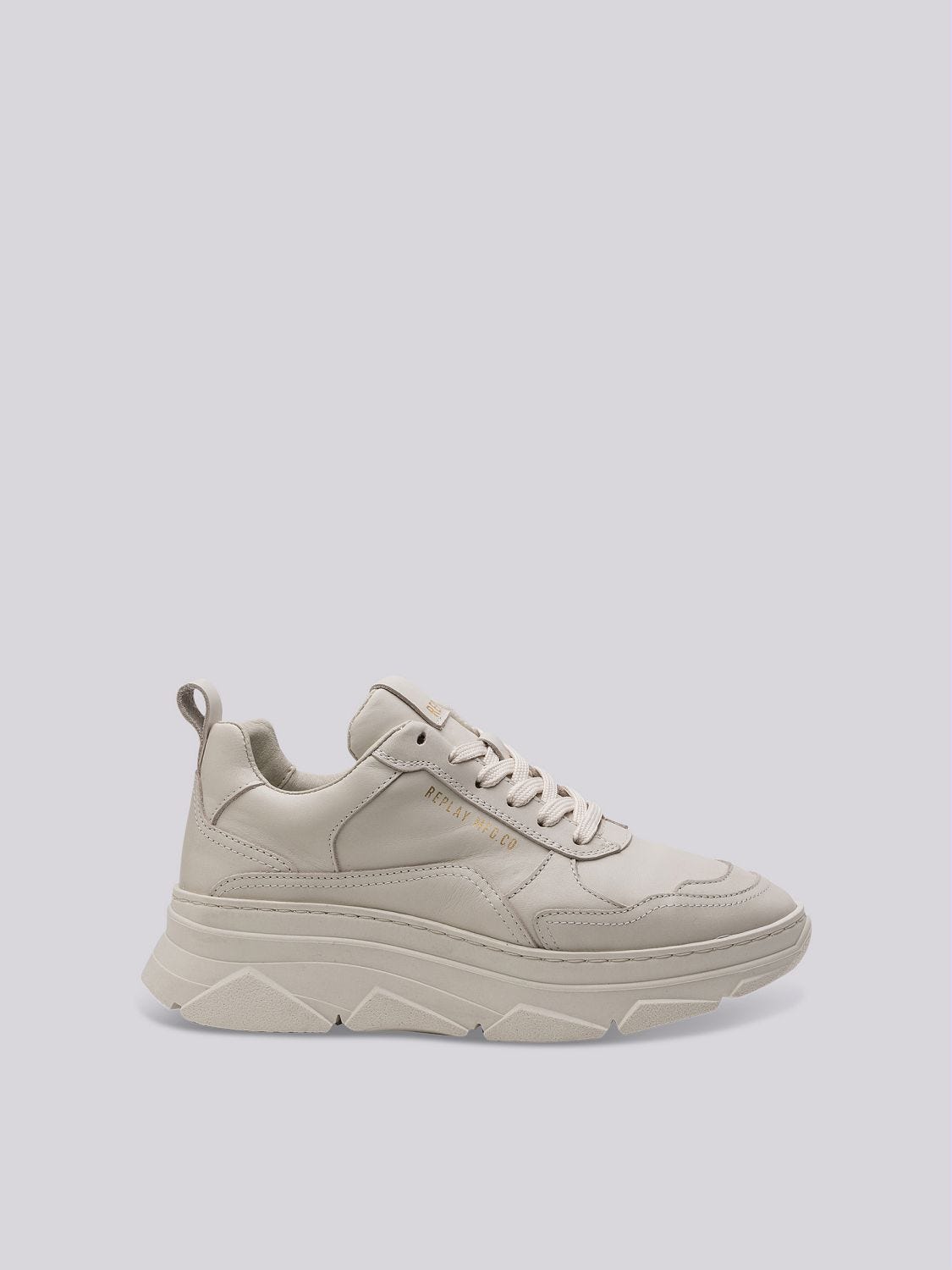 Sharon Lea leather sneakers with laces