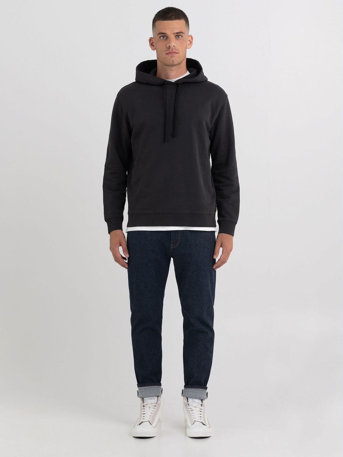 Replay blue jeans hoodie sale