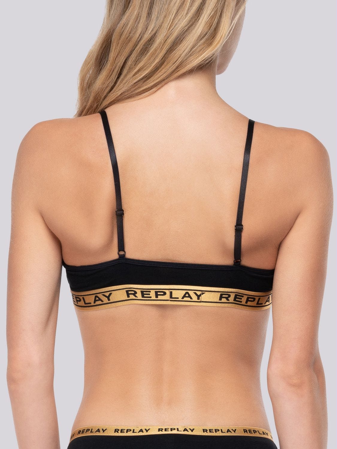Casual bralette with lurex