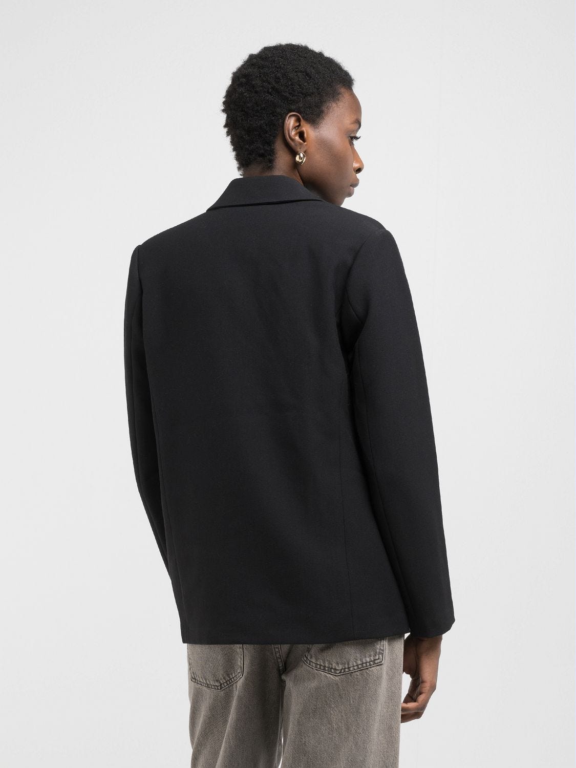 COMFORT FIT DOUBLE BREASTED BLAZER