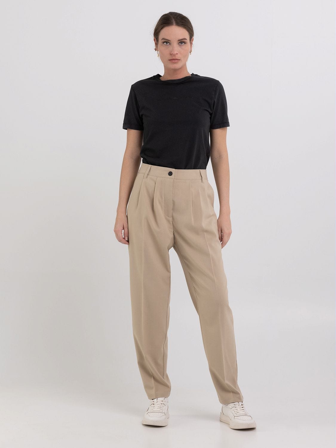 CARROT FIT TROUSERS - Khaki | ZARA Australia