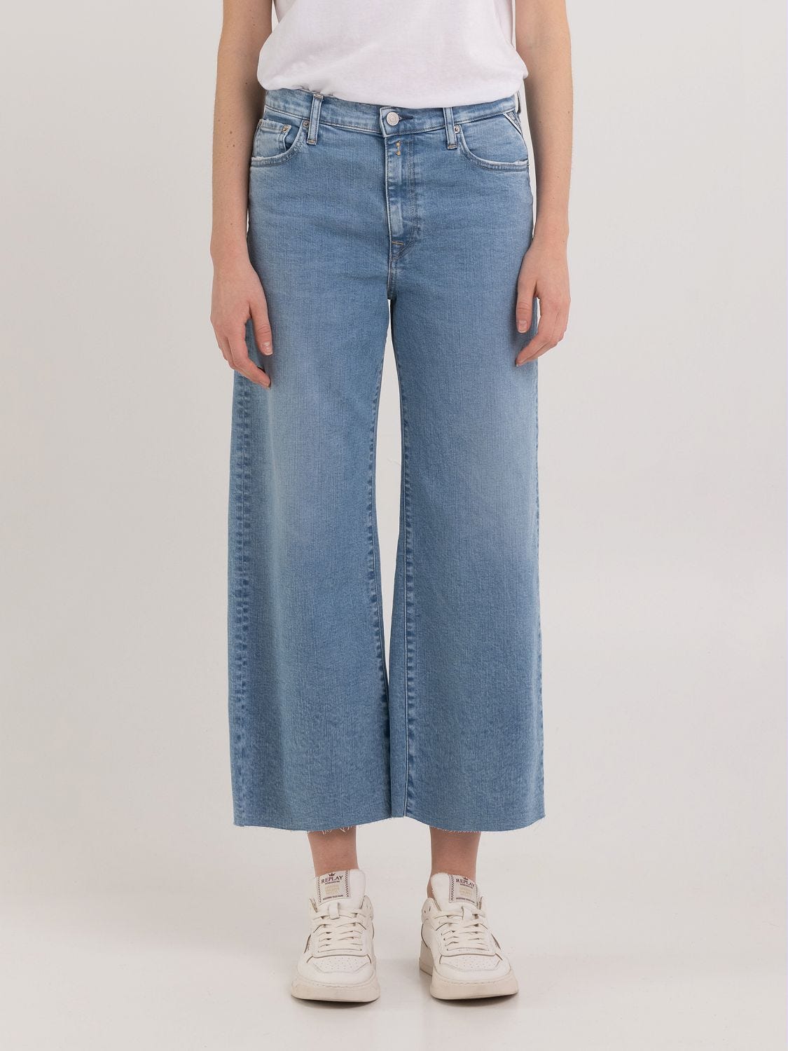 Replay on sale cropped jeans