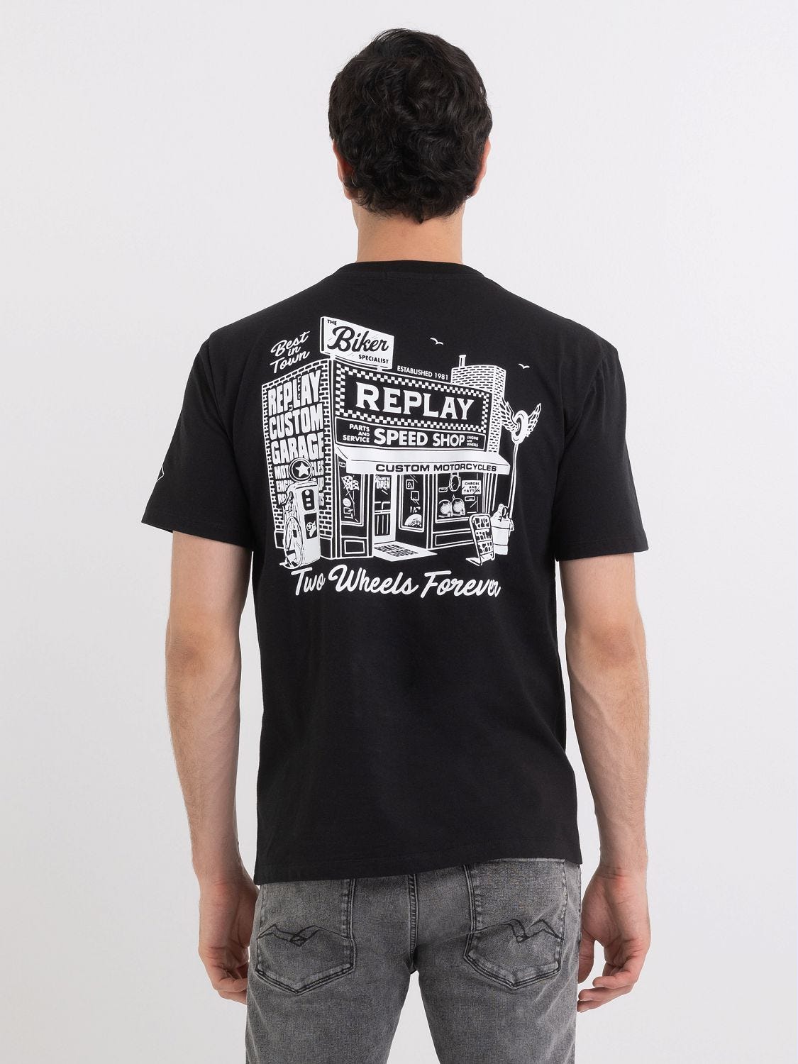 Replay biker hot sale jeans