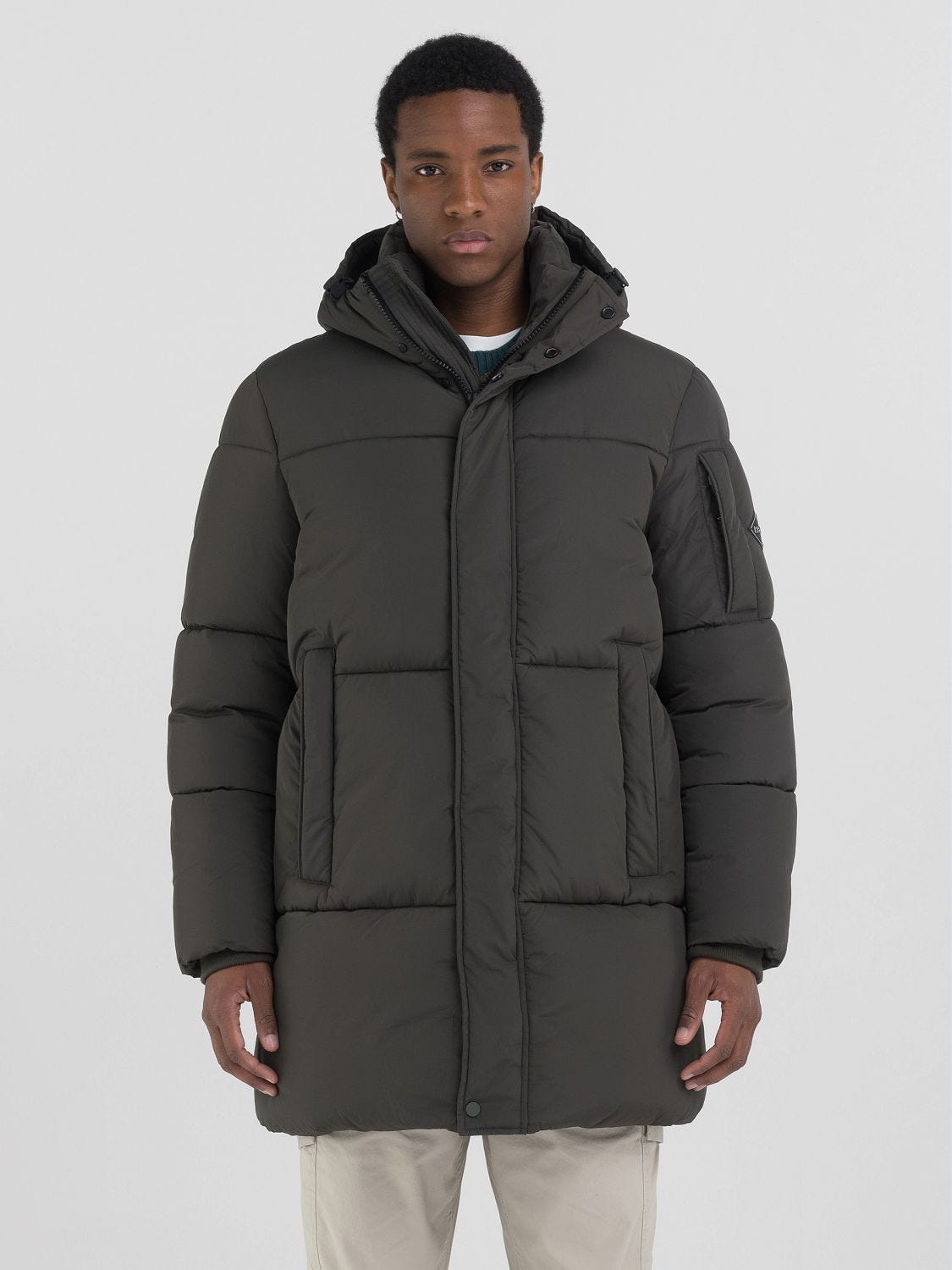 Men's recycled nylon parka 2025