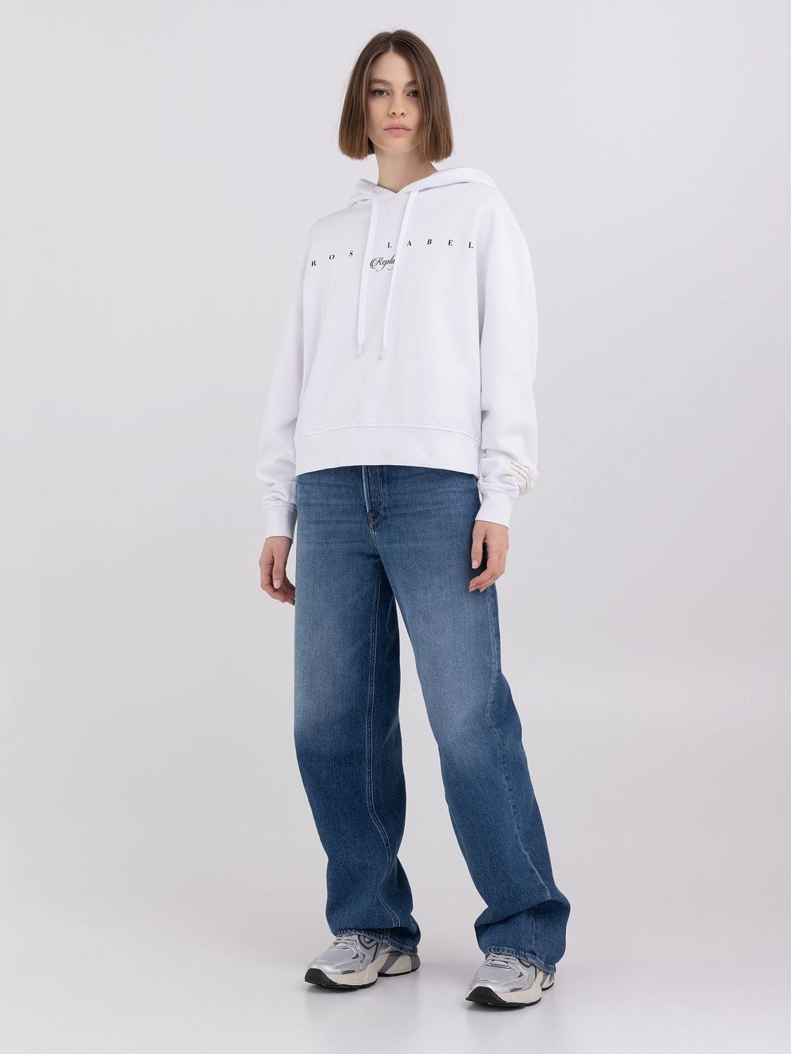 Oversized hoodie with print
