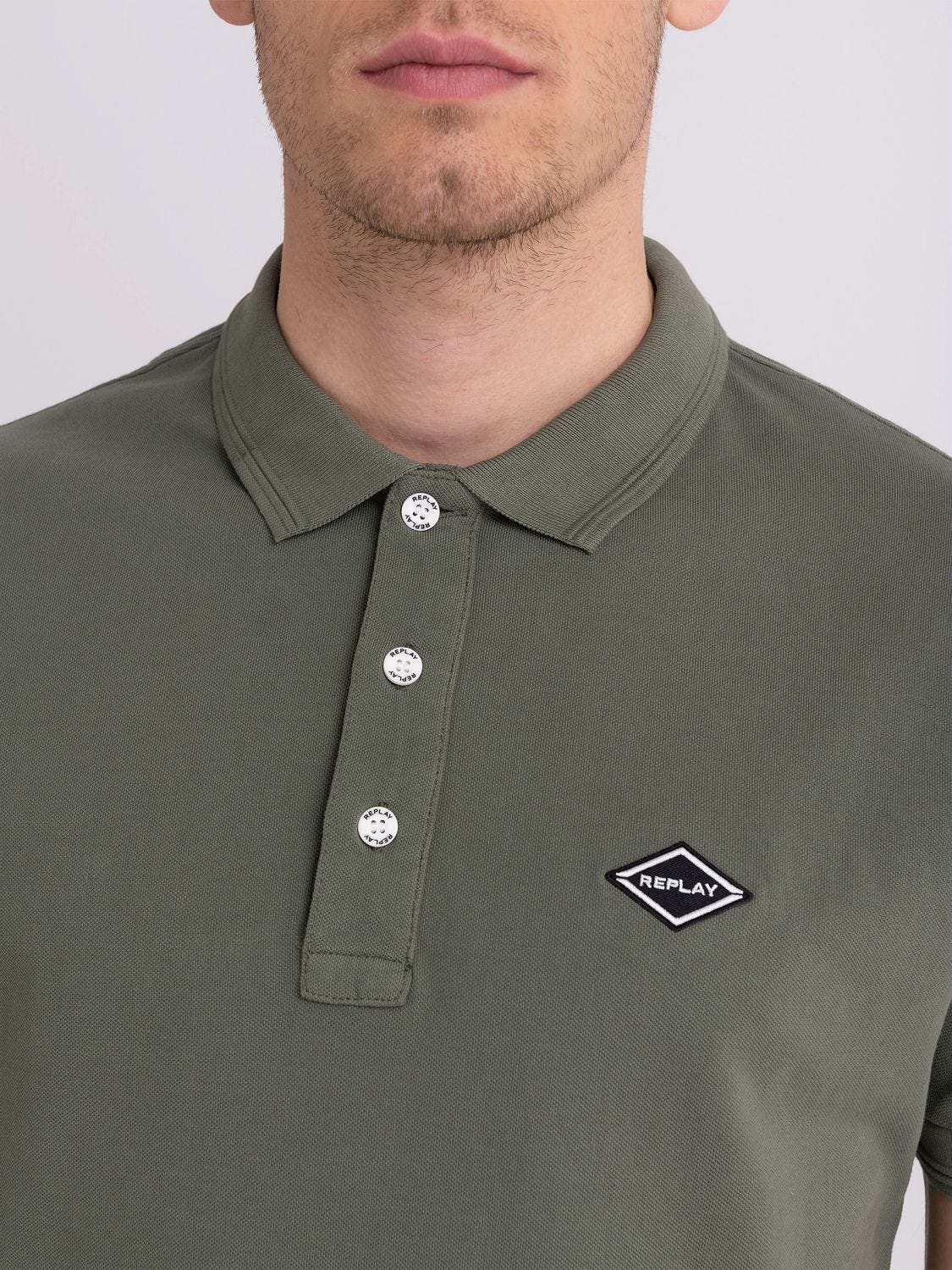 Replay polo shirt online sale