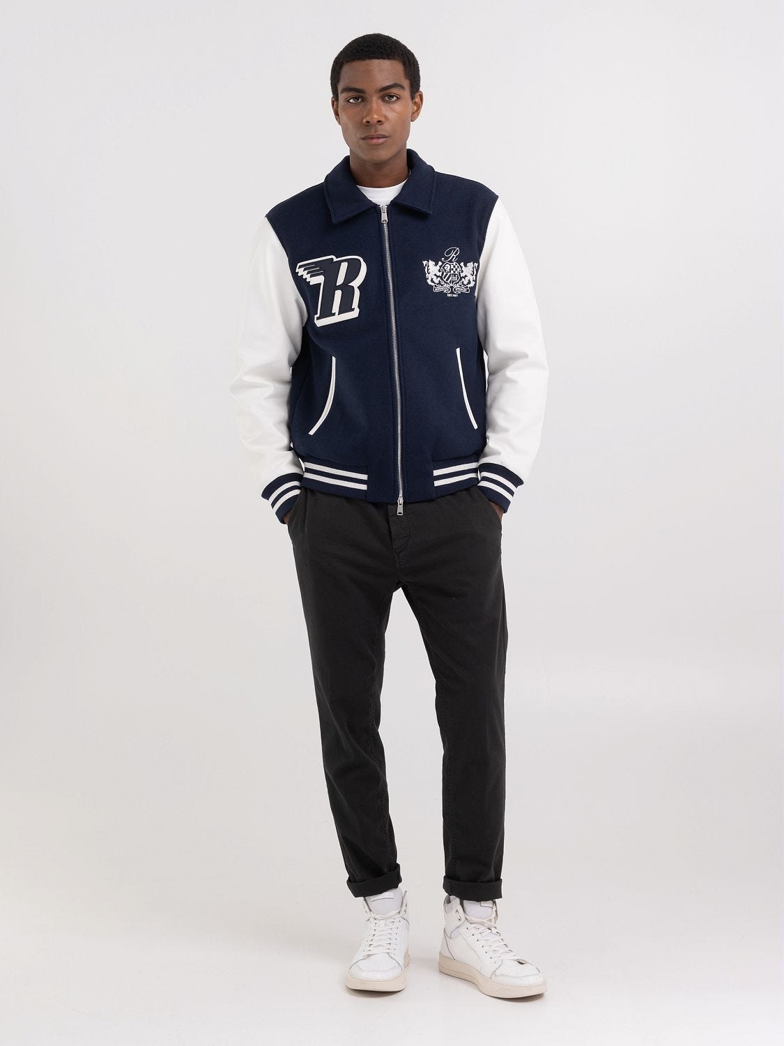 Varsity jacket zipper online