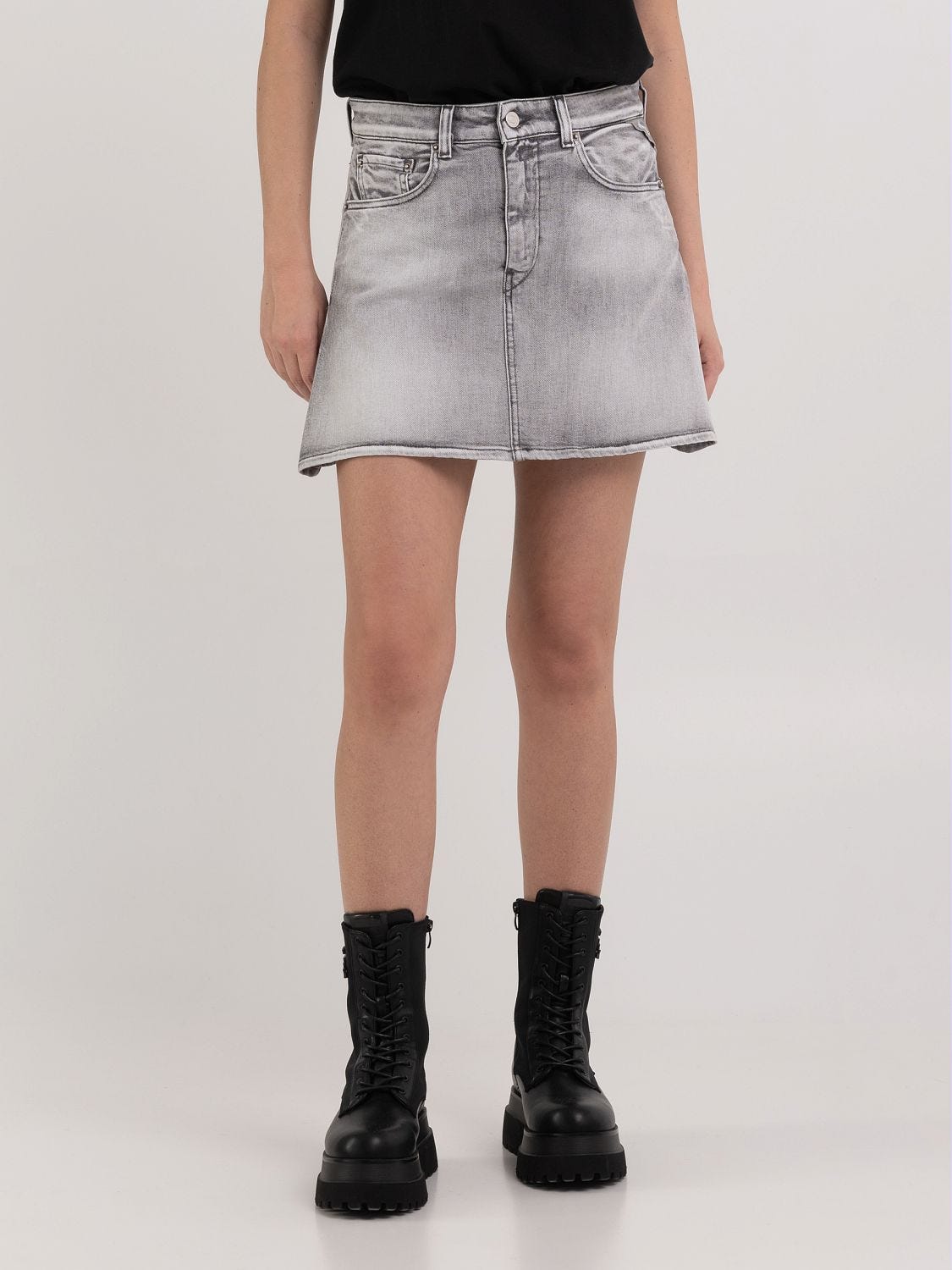 Denim mini 2025 skirt 50
