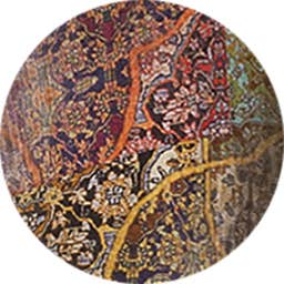 Shirt with all-over arabesque print