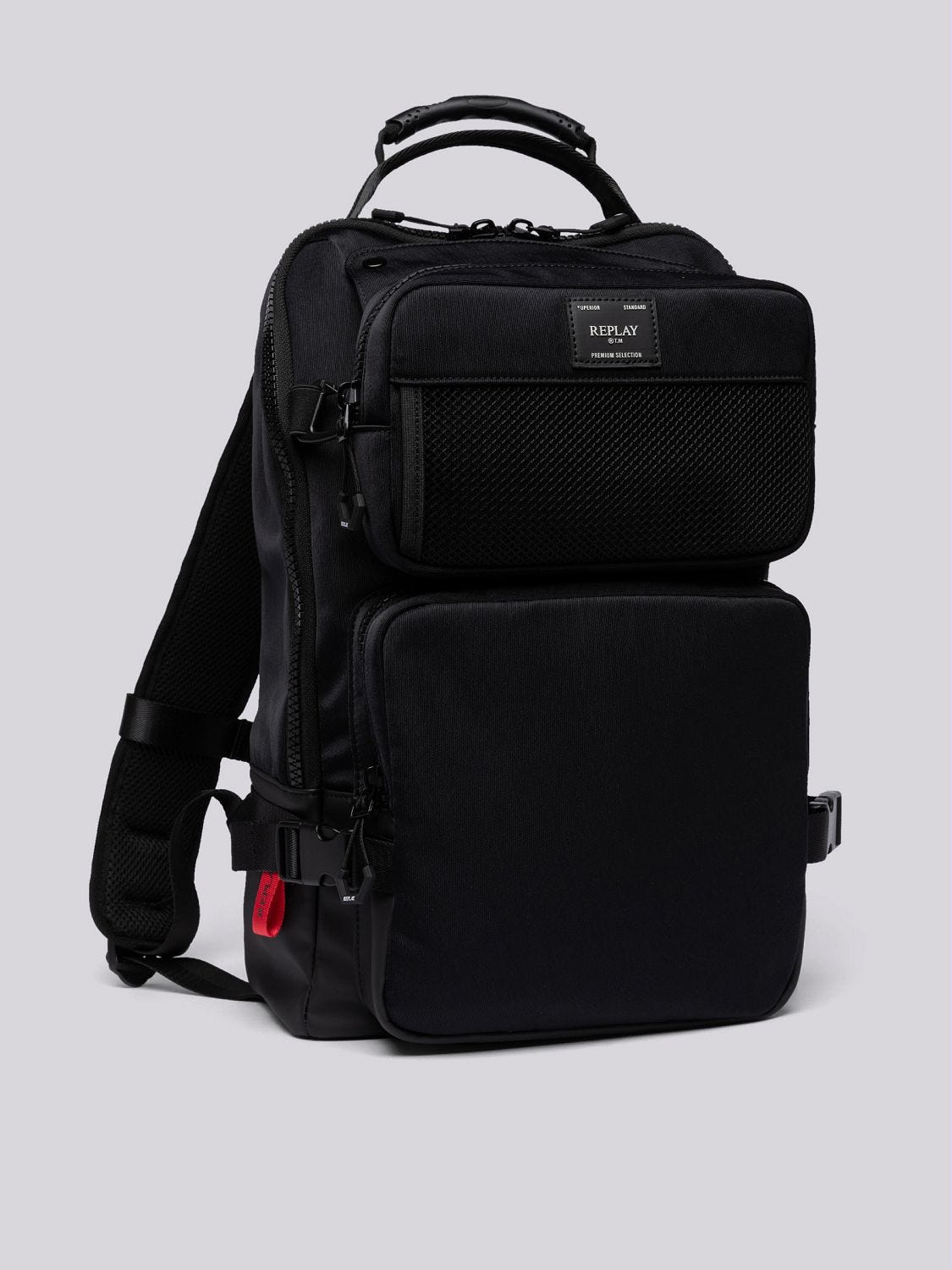 TWILL BACKPACK WITH POCKETS