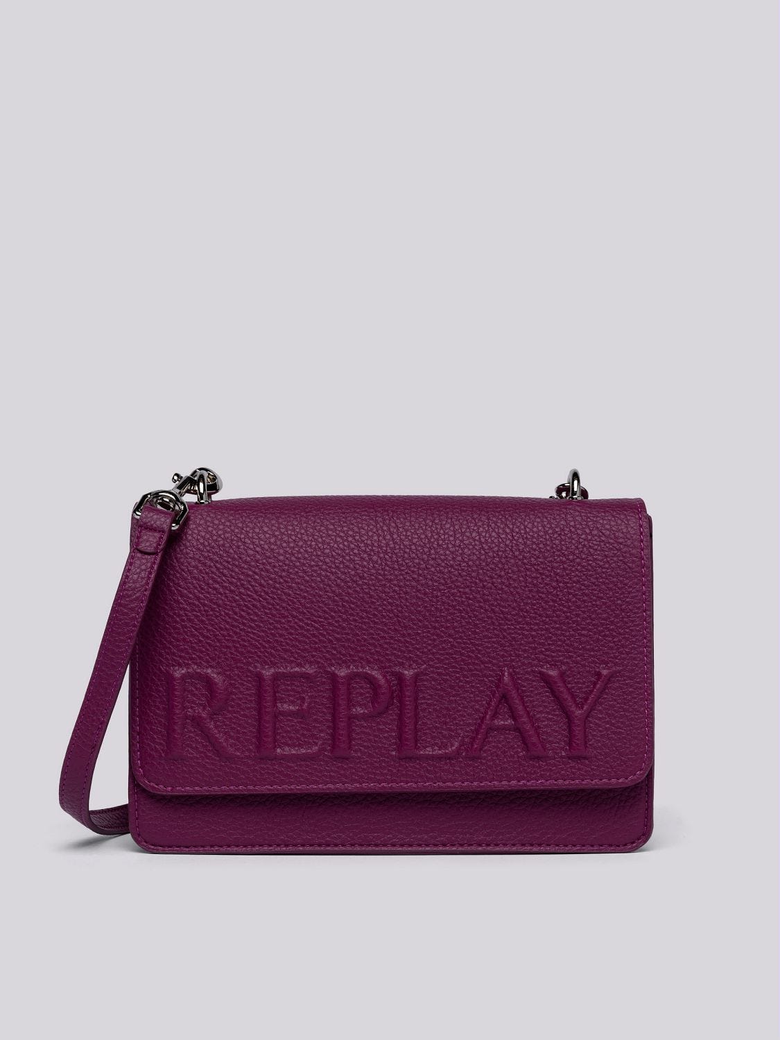SOLID COLOUR CROSSBODY BAG