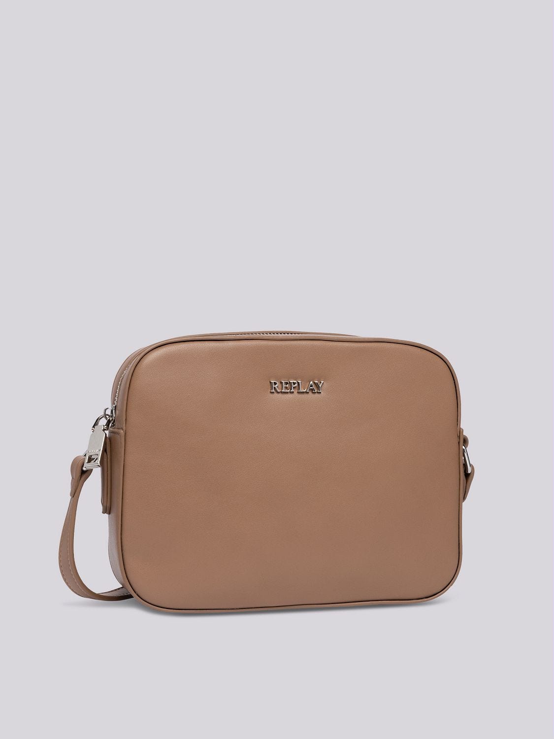 SOLID COLOUR CAMERA BAG WITH LOGO
