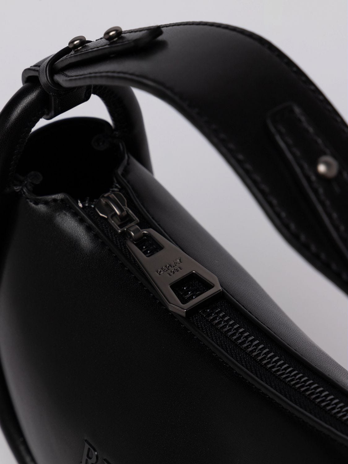 HOBO BAG WITH EMBOSSED LOGO