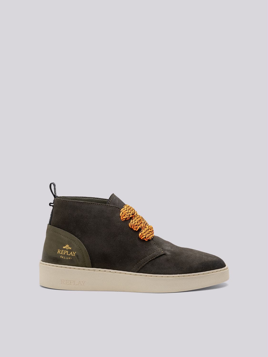 Suede ankle sneakers sales