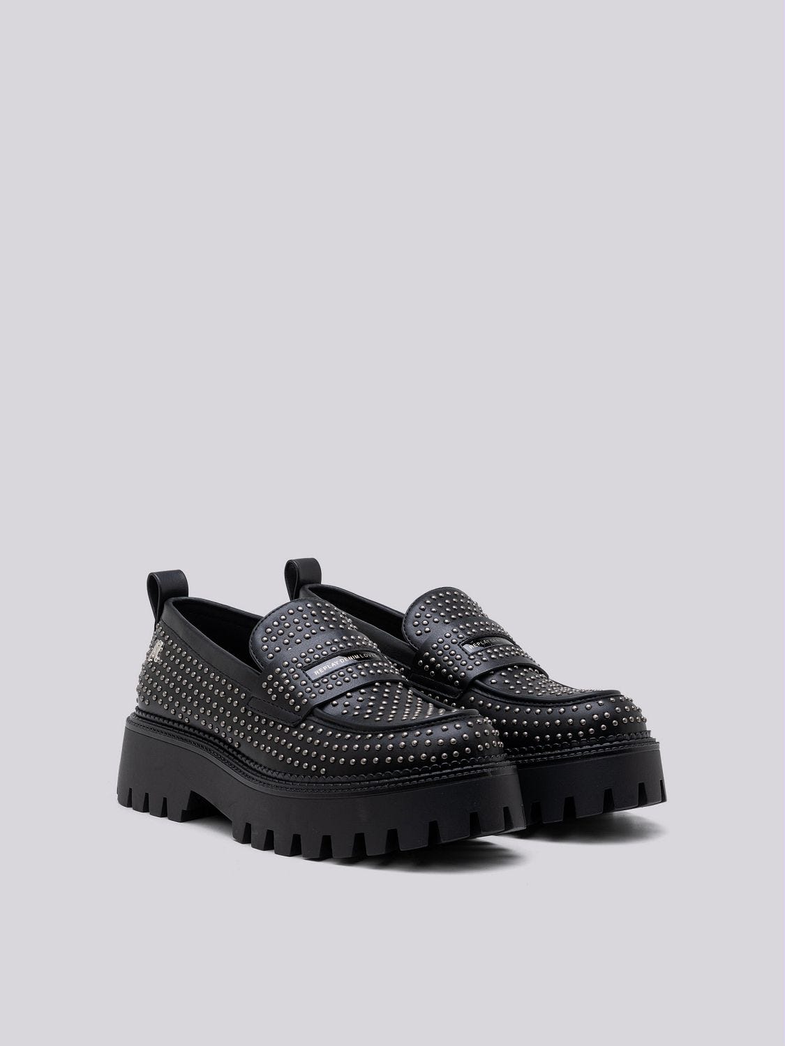 Boys studded loafers deals