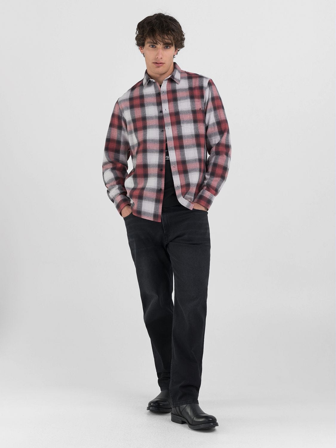 CHEQUERED FLANNEL SHIRT