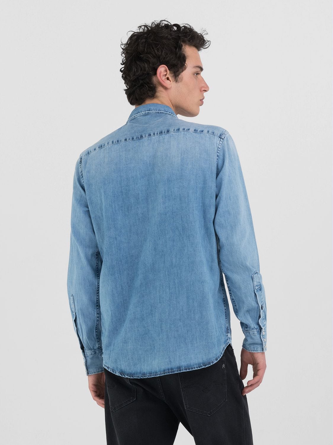 REGULAR-FIT DENIM SHIRT
