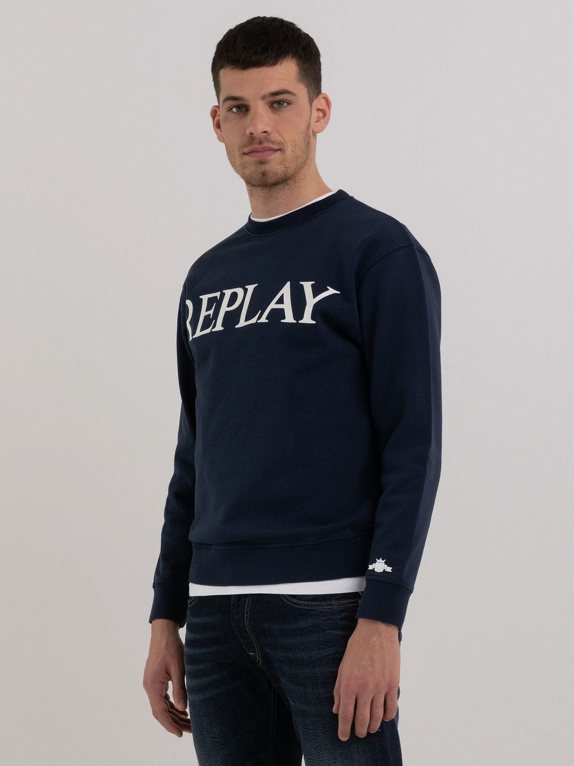 Crewneck sweatshirt with Archive logo