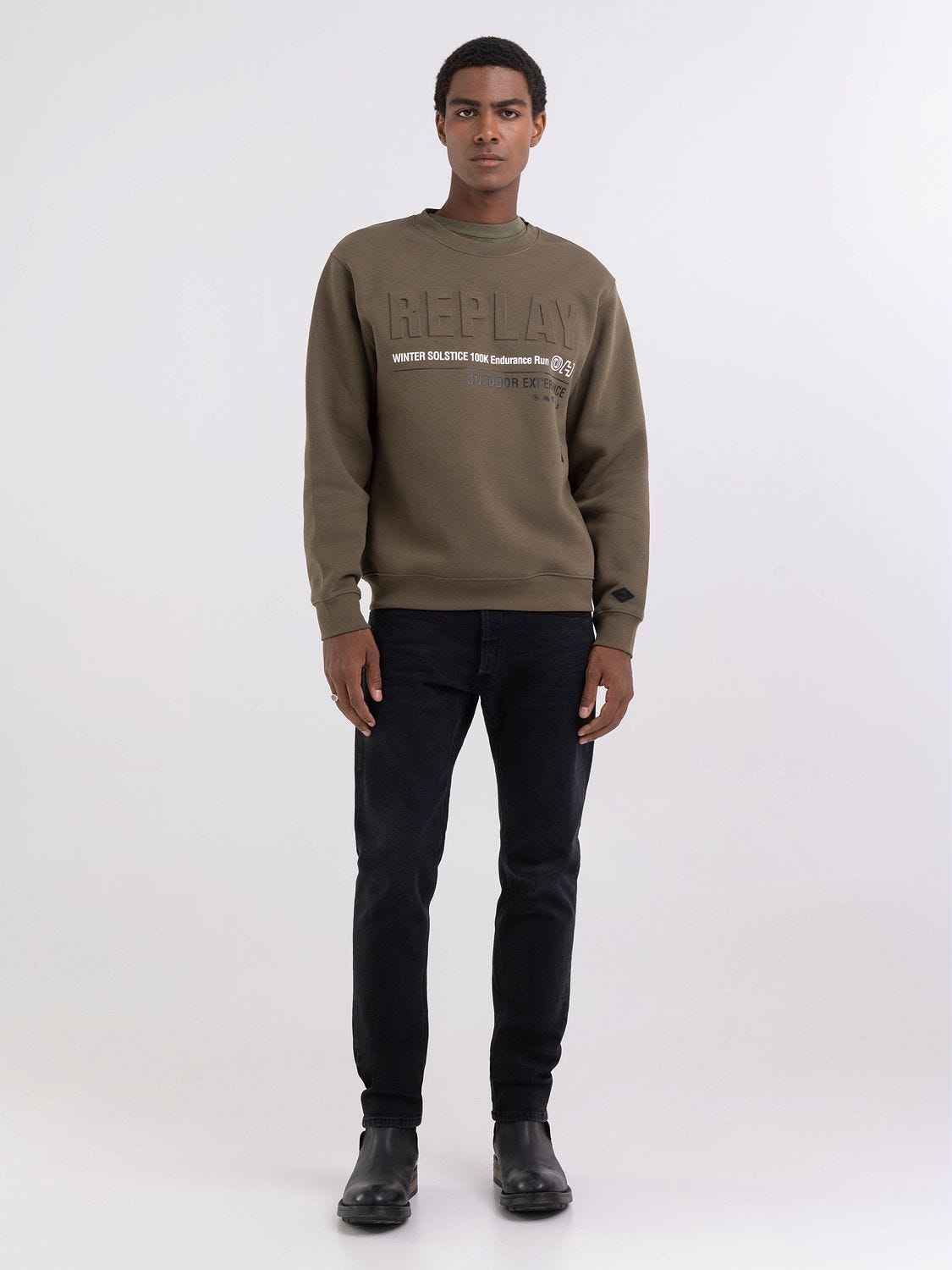 Outdoor crewneck sweatshirt discount