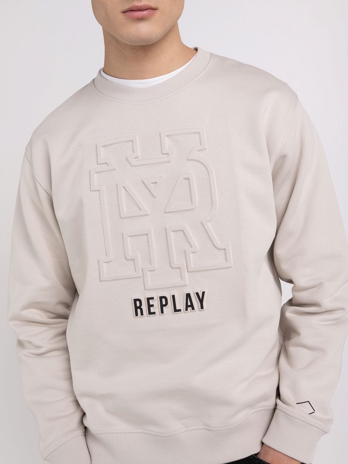 Crewneck sweatshirt with print