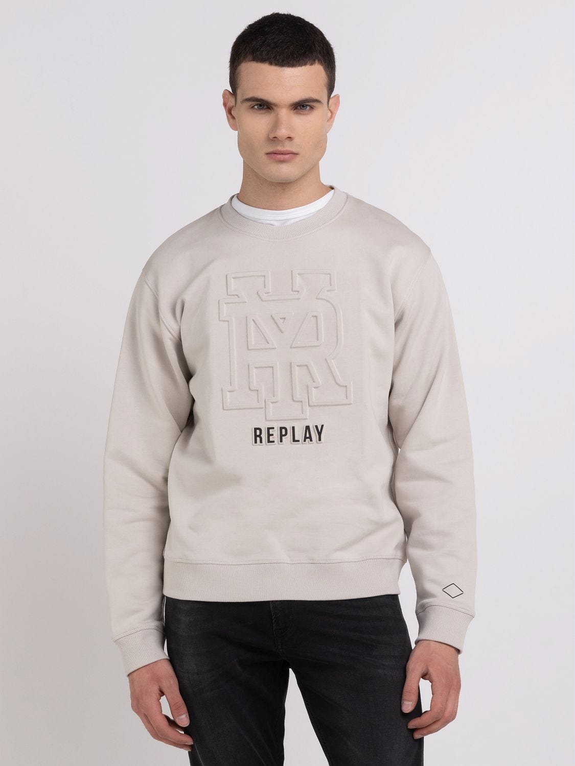 Replay store grey sweatshirt