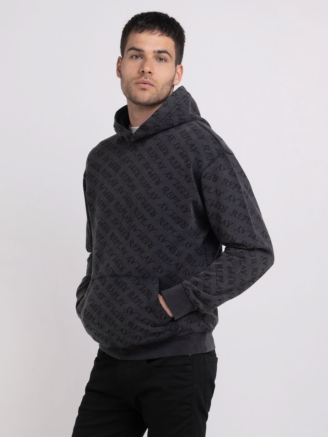 Hoodie with all over print