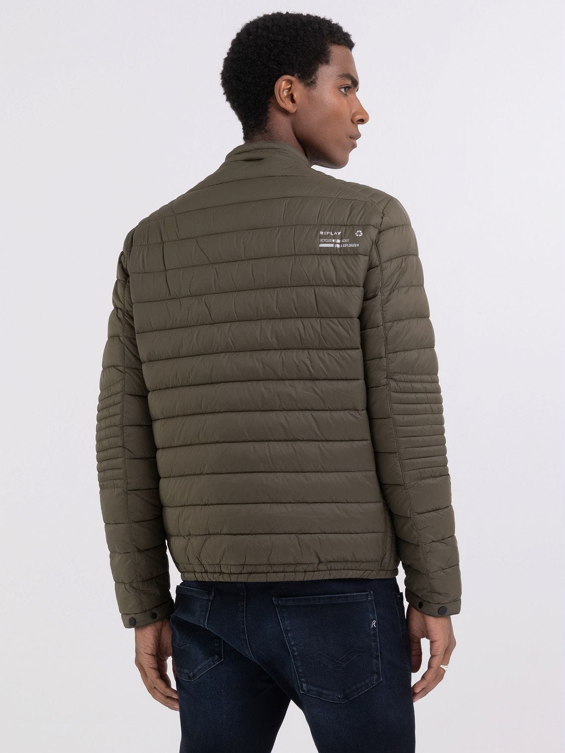 FULL-ZIP TECHNICAL FABRIC JACKET
