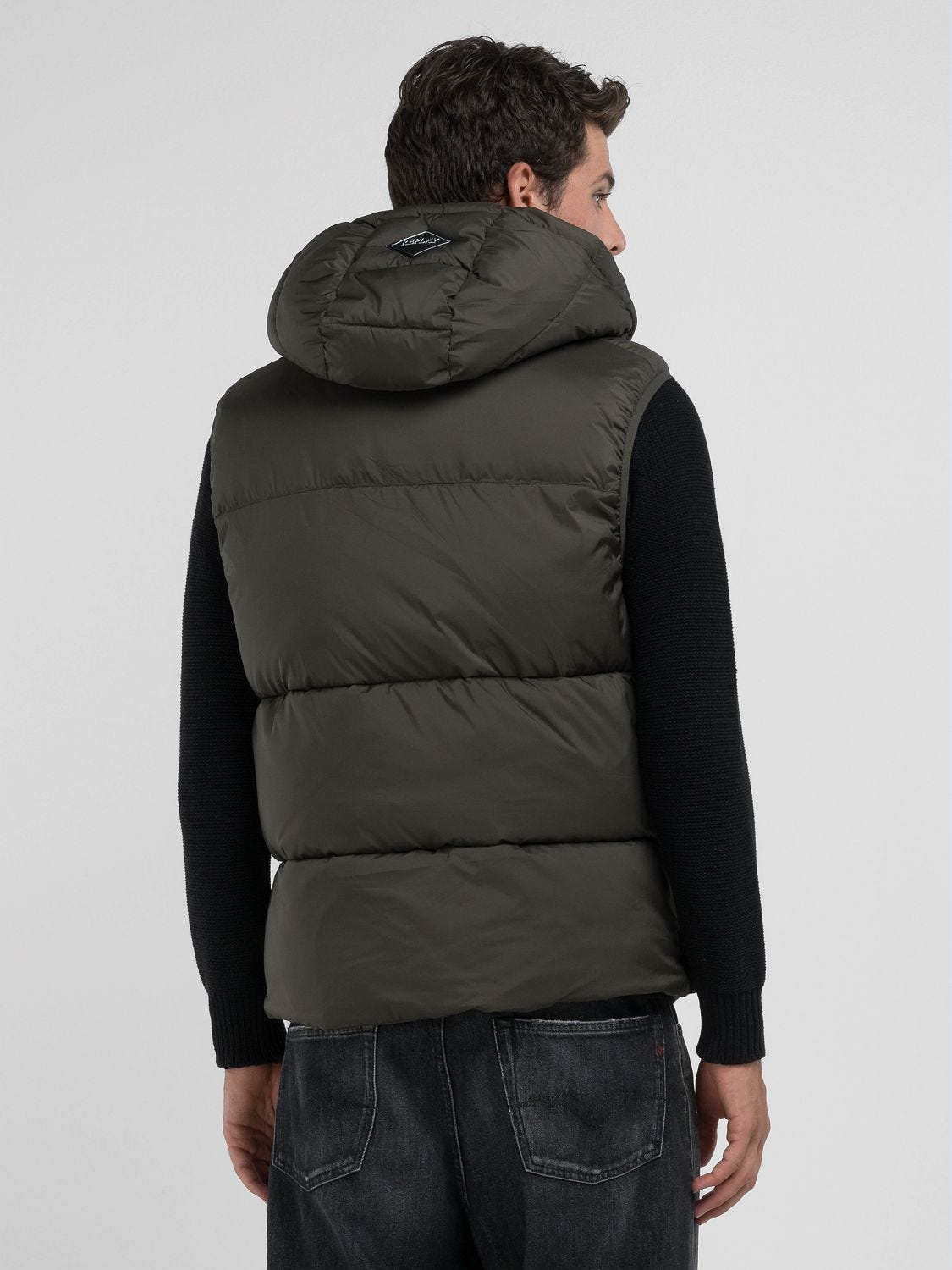 PADDED HOODED VEST