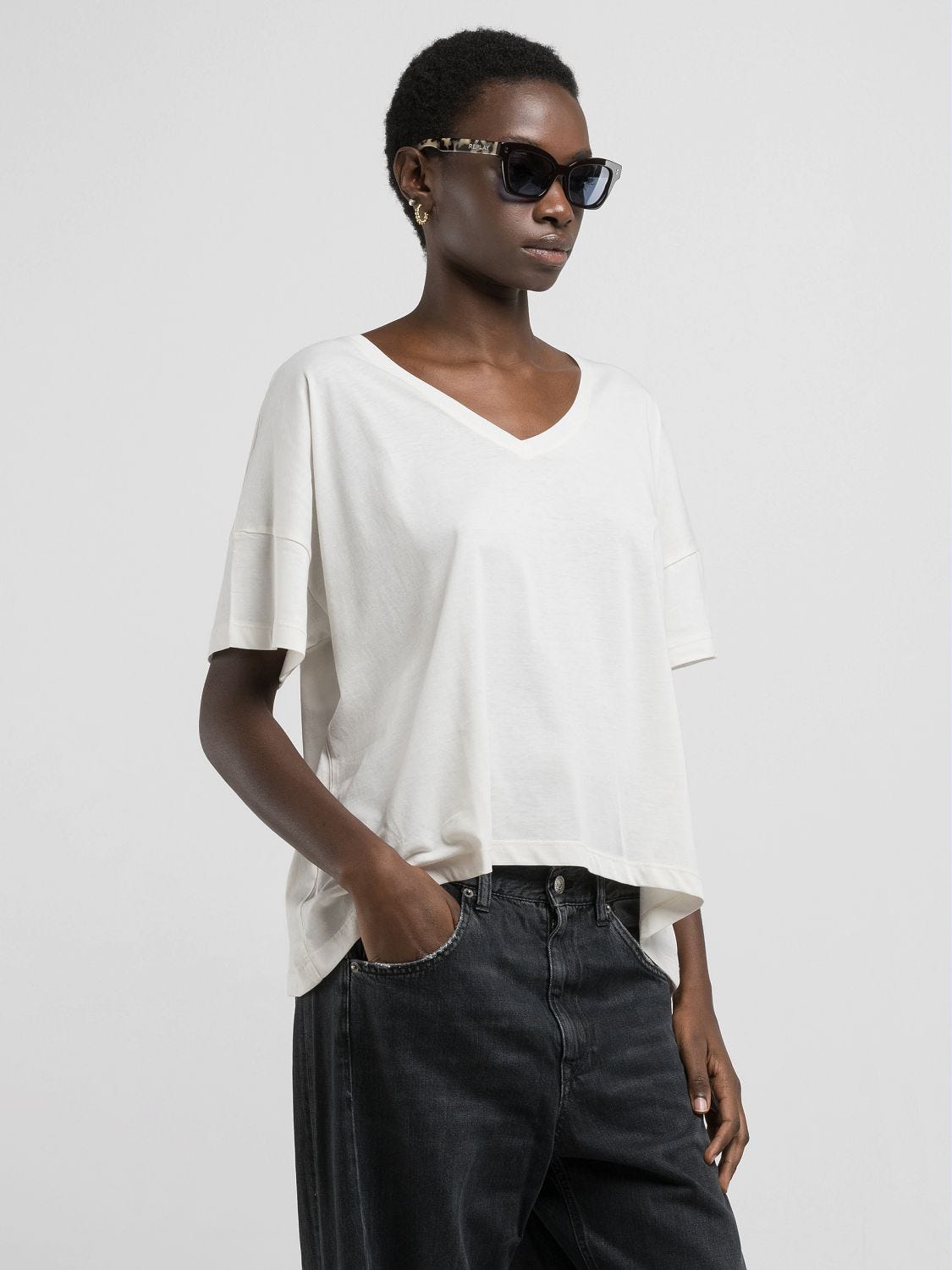 OVERSIZED JERSEY T-SHIRT