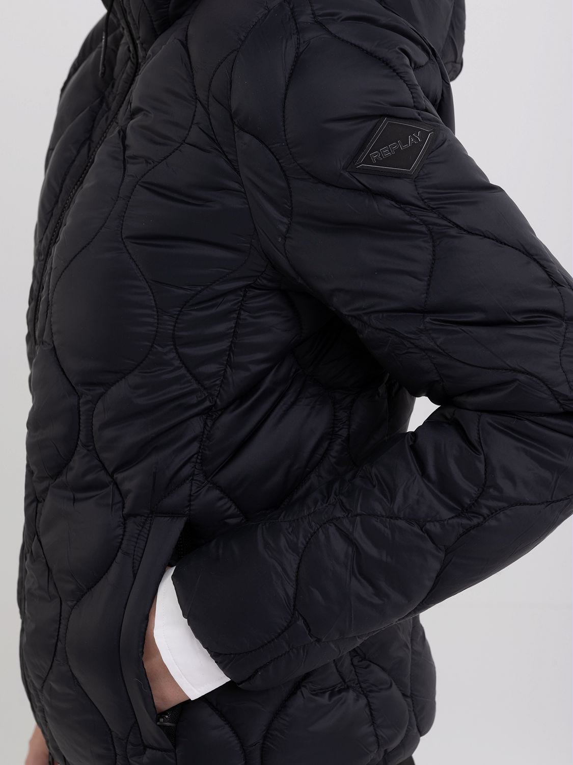 Womens quilted jacket top sale