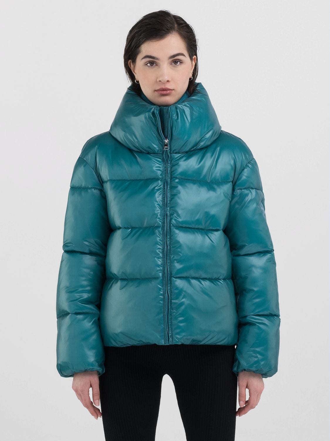 Turquoise padded jacket outlet