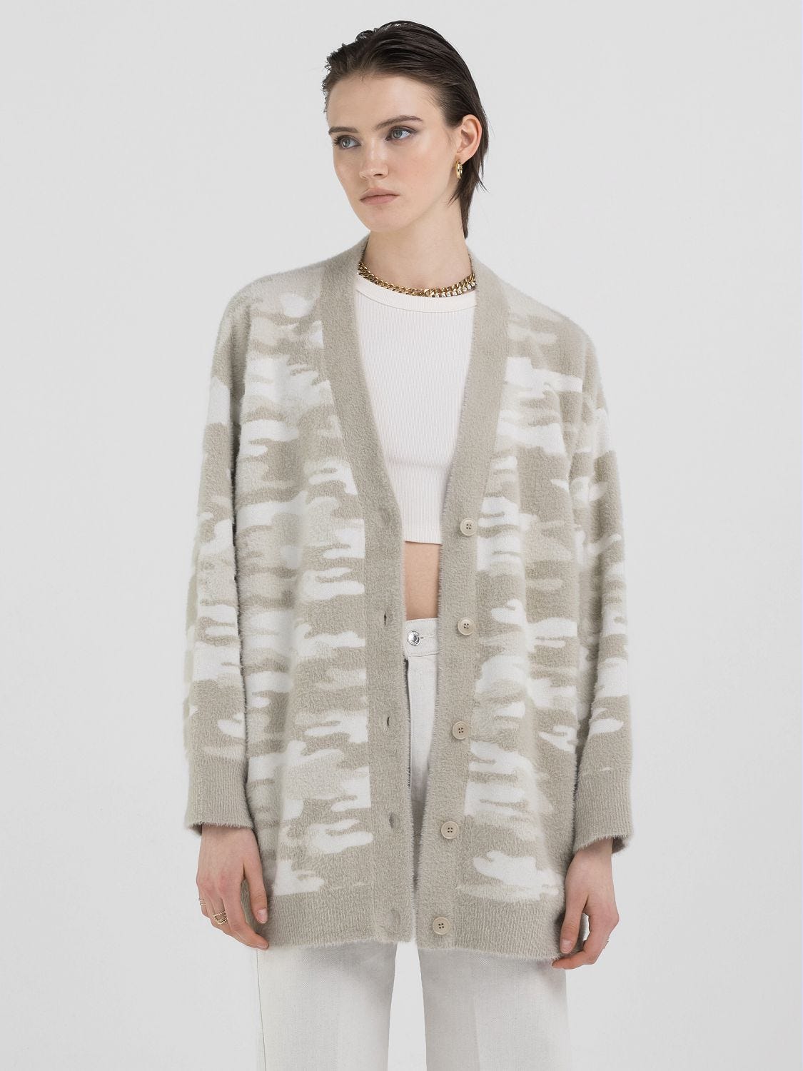 Womens camouflage cardigan online