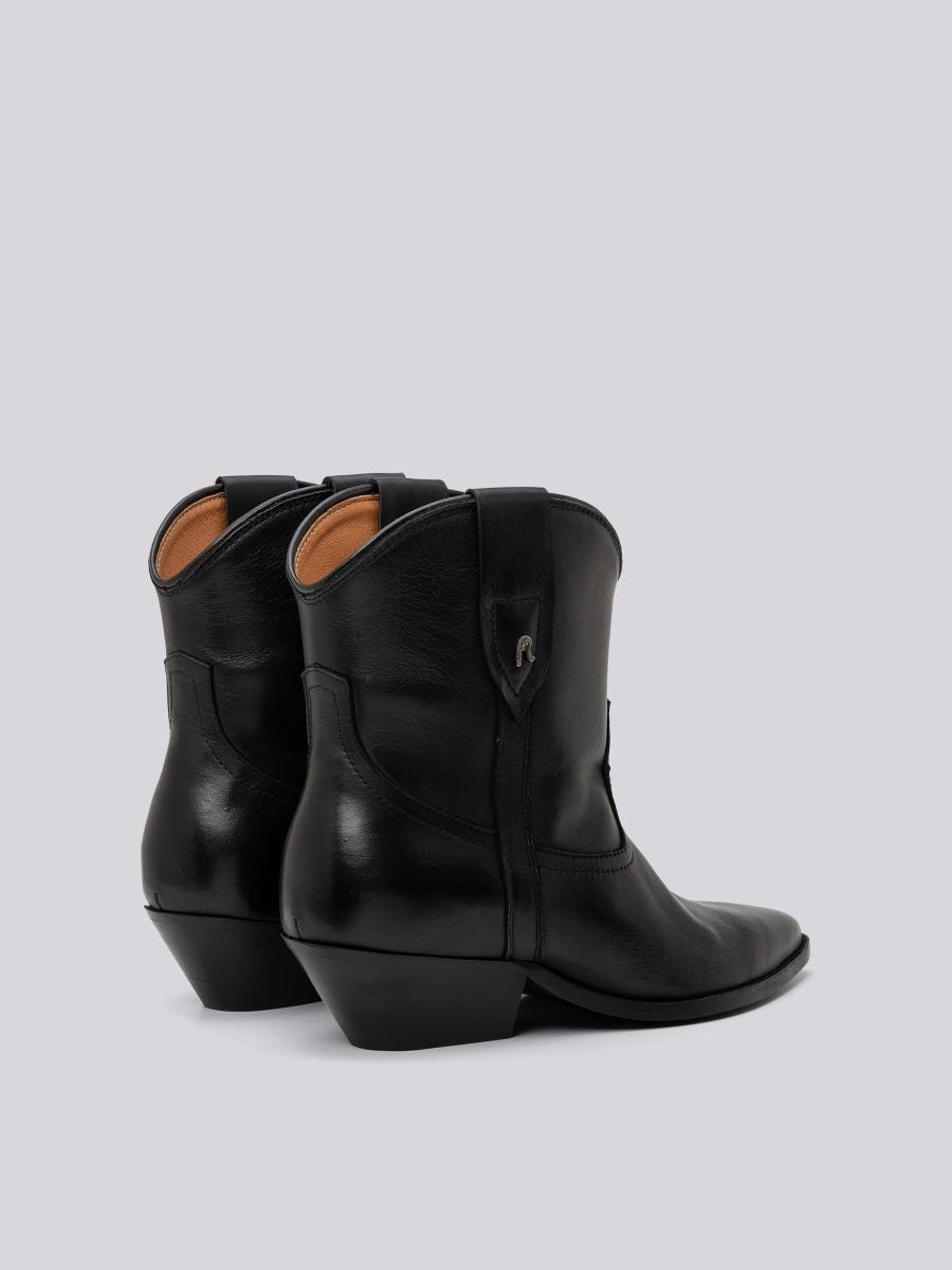 Nymes Summer La low cowboy boots in leather