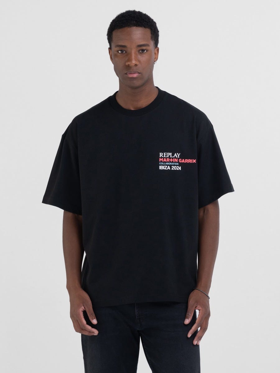 SPECIAL EDITION IBIZA SUMMER 2024 T SHIRT WITH REPLAY X GARRIX PRINT
